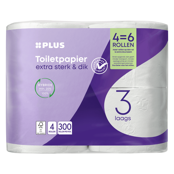 Toilet paper 3-ply maxi