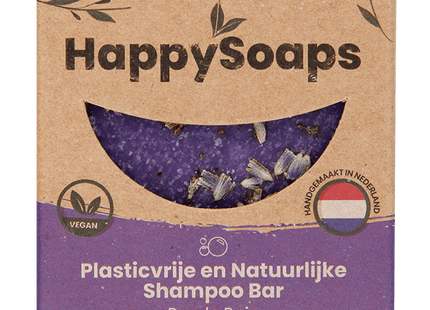 HappySoaps Purple rain shampoo bar