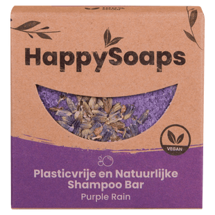 HappySoaps Purple rain shampoo bar