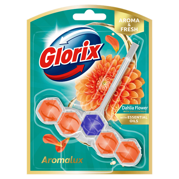 Glorix WC-Block Aroma Lux Dahlie & Drachenfrucht