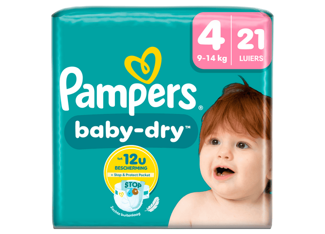 Pampers Baby-Dry maat 4 key size
