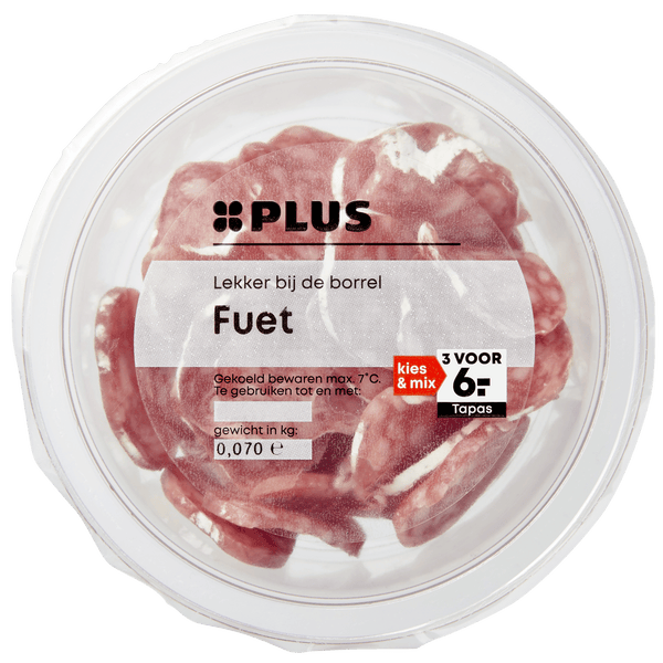Slices of Fuet