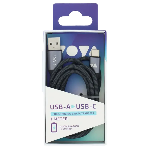 VOYA USB-A naar USB-C kabel 1 meter