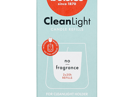 Bolsius Navulling Clean Light pack 2 zero