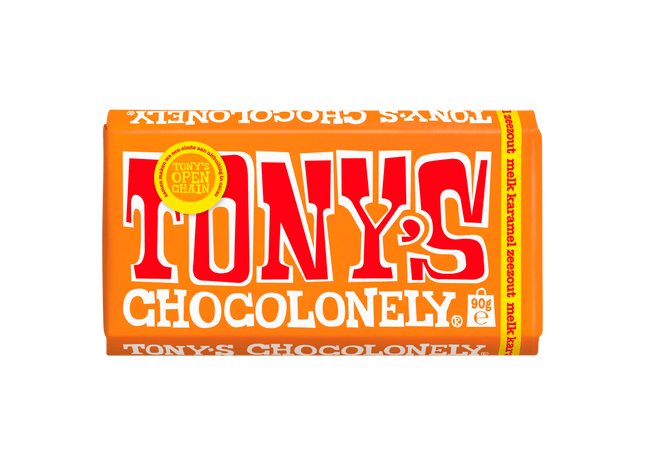 Tony's Chocolonely Melk karamel zeezout