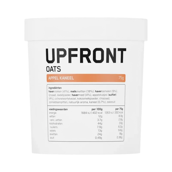 Upfront Oats appel kaneel smaak