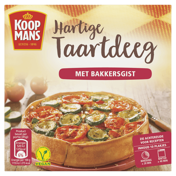 Koopmans Herzhaftes Torten- und Kuchenbackteig