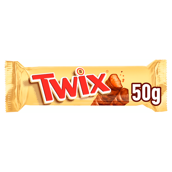 Twix Milk Chocolate Caramel Biscuit Single