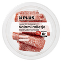 Salami roll with herb cream cheese