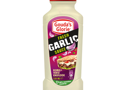 Gouda's Glorie Snacksaus Fresh Garlic