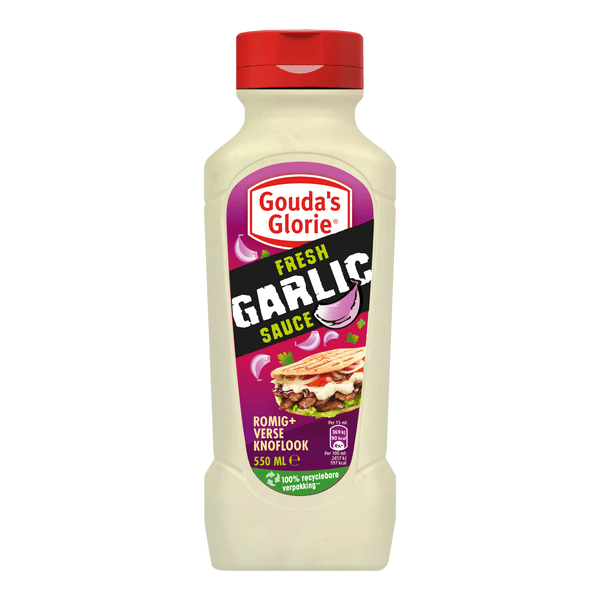 Gouda's Glory Snack Sauce Fresh Garlic