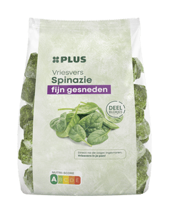 Gehakte spinazie fijn deelblokjes