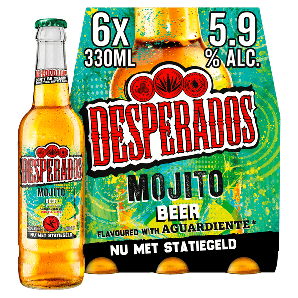 Desperados Mojito bier fles