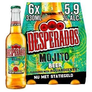 Desperados Mojito bier fles