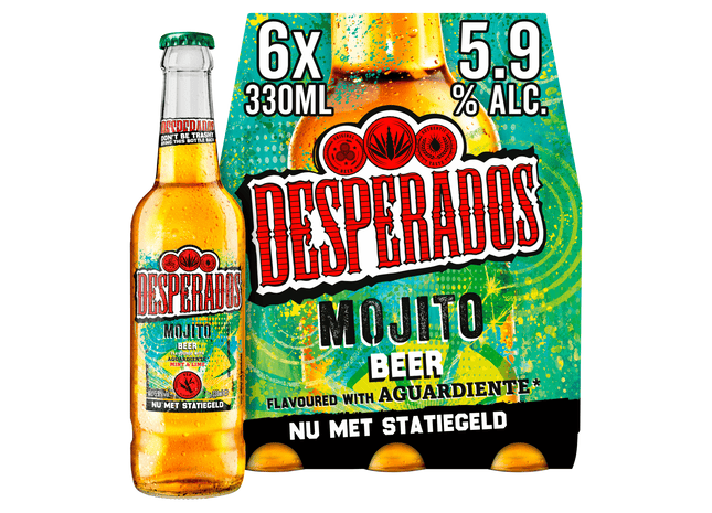 Desperados Mojito bier fles