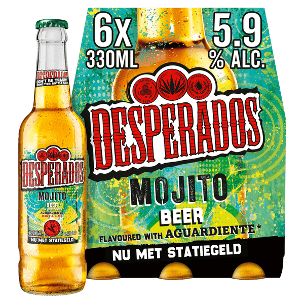 Desperados Mojito bier fles