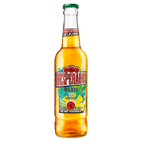 Desperados Mojito beer bottle