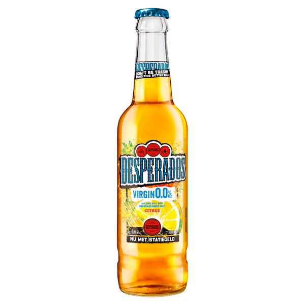 Desperados Virgin 0.0 beer bottle