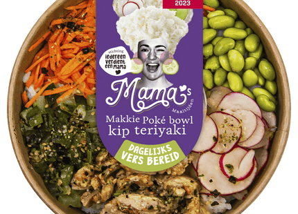 Mama's Maaltijden Midi Poké bowl kip teriyaki  Dutchshopper