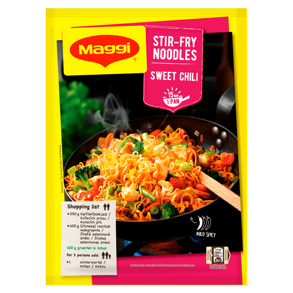 Maggi Roerbaknoedels Sweet chili