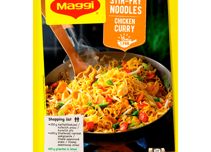 Maggi Stir-Fry Noodles Chicken Curry