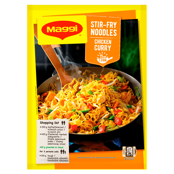 Maggi Roerbaknoedels Kip Kerrie