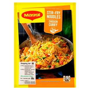 Maggi Roerbaknoedels Kip Kerrie