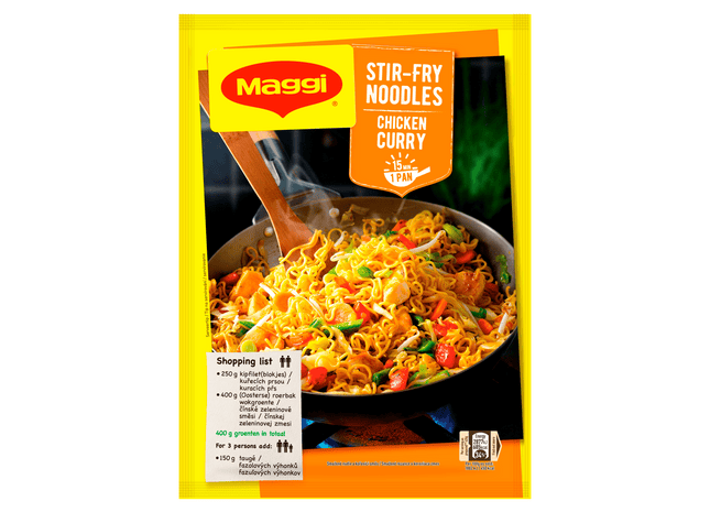 Maggi Roerbaknoedels Kip Kerrie
