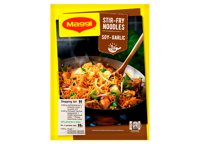 Maggi Roerbaknoedels Ketjap knoflook