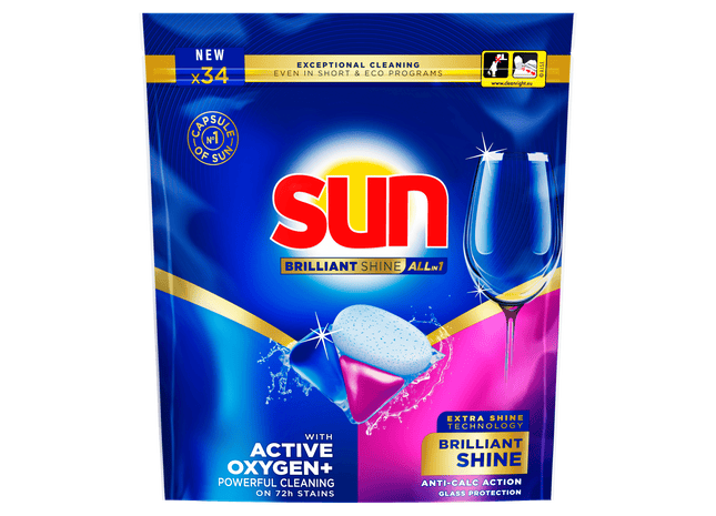 Sun Brilliant Shine vaatwascaps