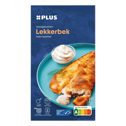 Pre-fried fish fillet (lekkerbek)