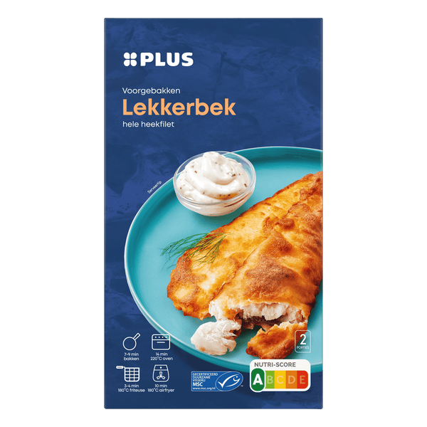 Pre-fried fish fillet (lekkerbek)