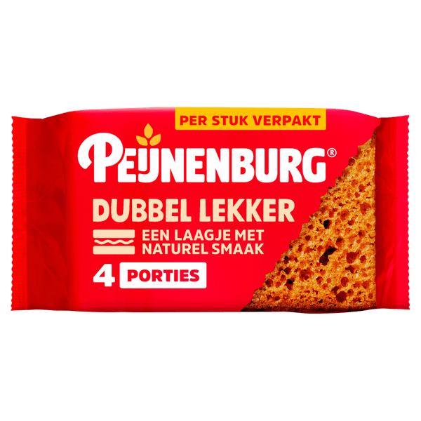 Peijnenburg Dubbel lekker naturel 4-pack  Dutchshopper