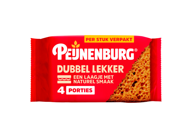 Peijnenburg Dubbel lekker naturel 4-pack  Dutchshopper