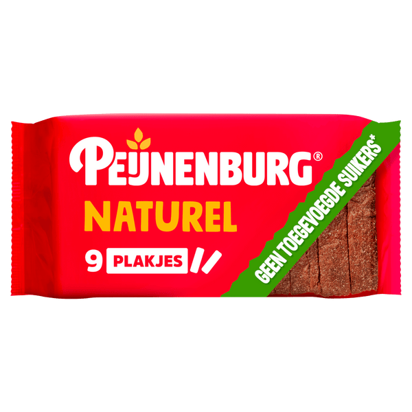 Peijnenburg Natur ohne zugesetzten Zucker geschnitten