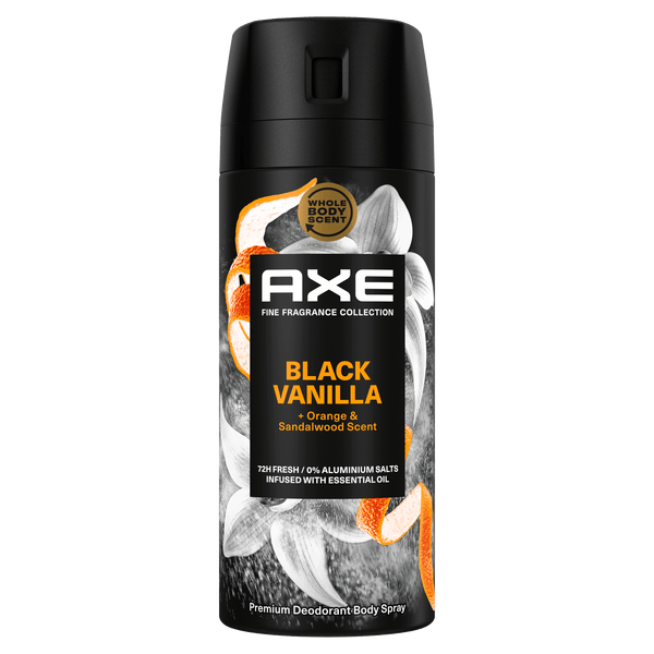 Axe Deodorant Spray Black Vanilla