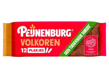 Peijnenburg Whole wheat without additives. sugar cut