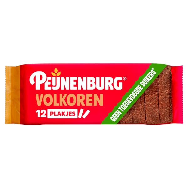 Peijnenburg Vollkorn ohne zugesetzten Zucker geschnitten