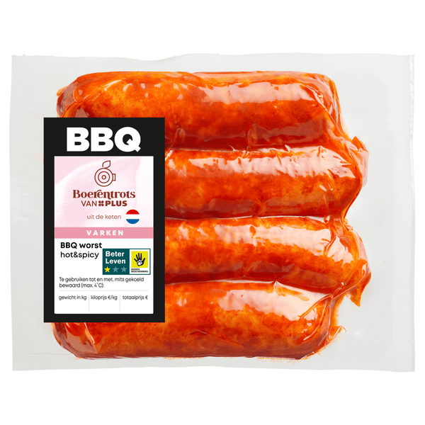 Boerentrots BBQ Sausage Hot & Spicy