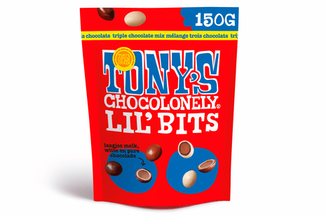 Tony's Chocolonely Lil'bits triple chocolate mix
