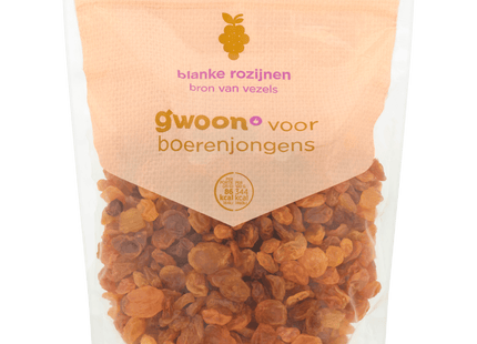 G'woon blanke rozijnen