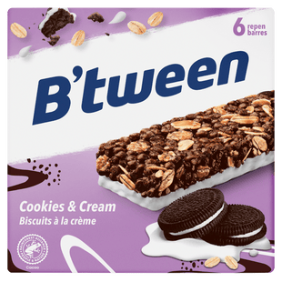 B'tween Mueslireep Cookies Cream