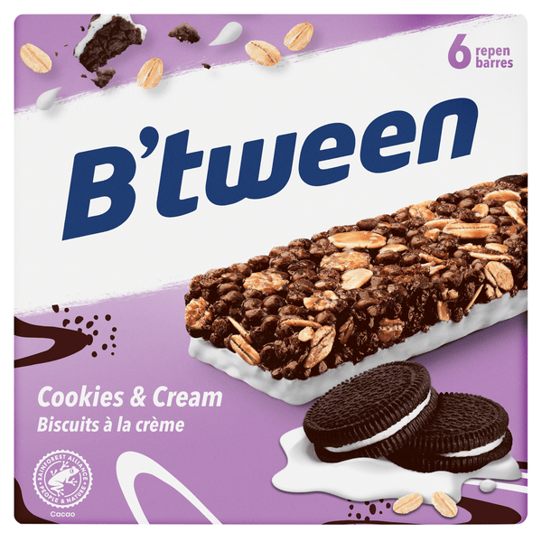 B'tween Muesli Bar Cookies & Cream