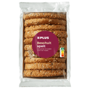 Spelt rusk with seeds and kernels
