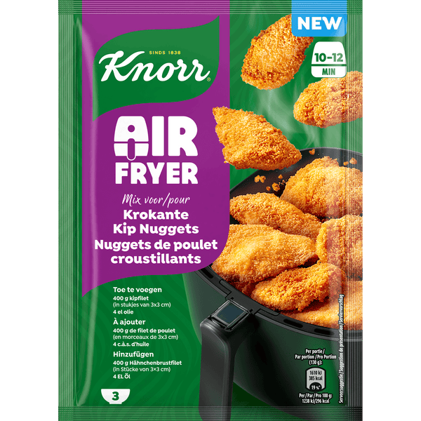 Knorr Airfryer Crispy Chicken Schnitzel