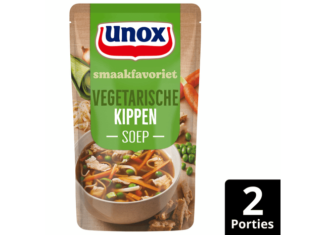 Unox Soep in zak vegetarische kippensoep