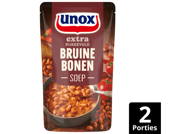 Unox Soep in zak extra gevuld bruine bonen