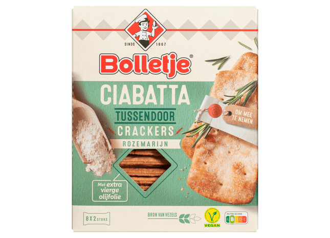 Bolletje Ciabatta Tussendoorcracker Rozemarijn