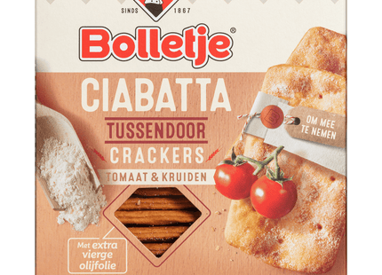 Bolletje Ciabatta Tussendoorcracker Tomaatkruid