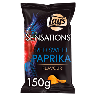 Lays Sensations chips red sweet paprika